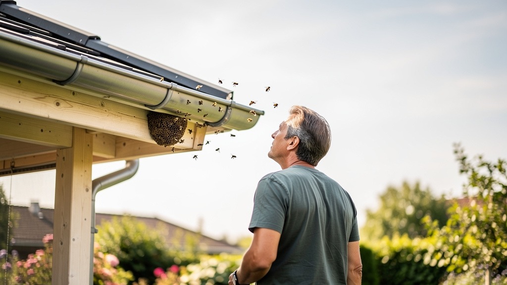 Que faire face à un nid de bourdons sous la toiture ?