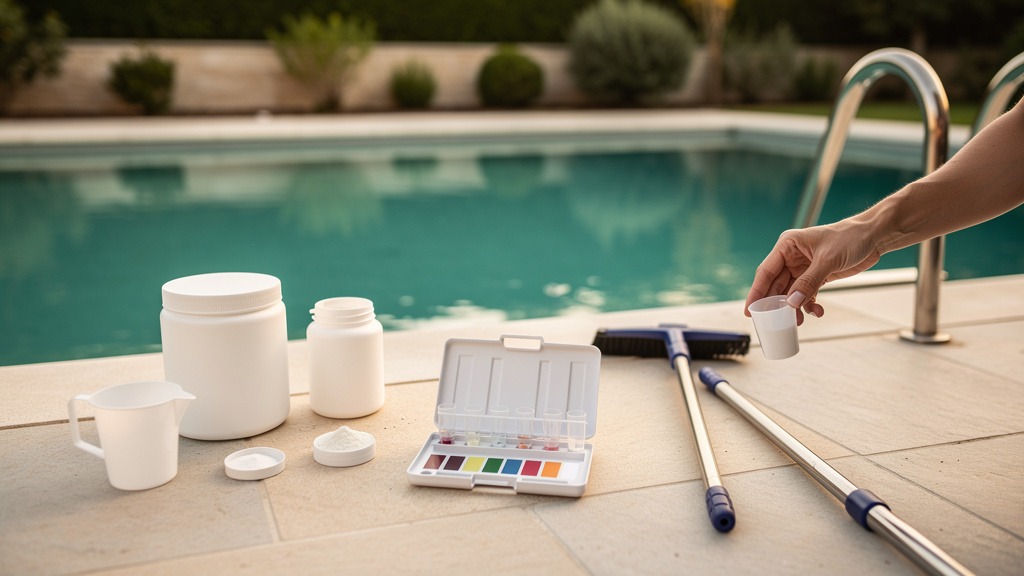 Comment faire baisser le pH de votre piscine, étape par étape ?