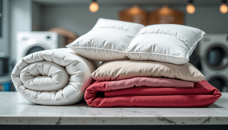 Couettes, draps et nappes : quels textiles volumineux confier à un professionnel ?
