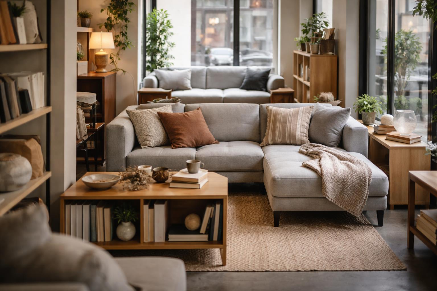 Intérieur d'un magasin IKEA urbain compact