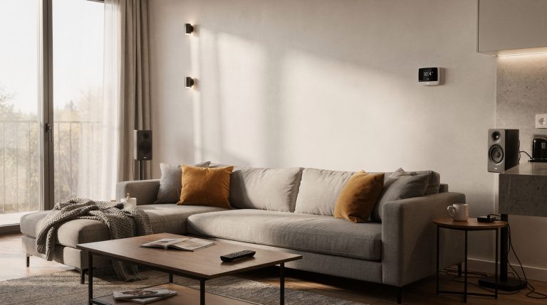 Maison connectée : cinq usages simples qui améliorent vraiment le quotidien Maison contemporaine connectée, confort et pilotage intelligent